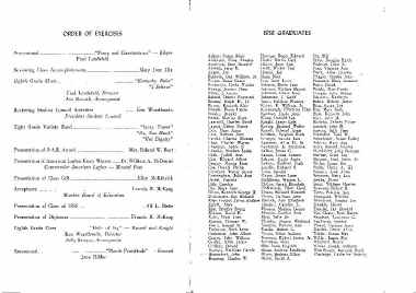 Inside McClure Graduation Program 1956.jpg (230999 bytes)